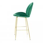 Bar stool Turin emerald