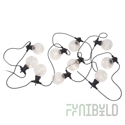Big Circus 10 Bulb Light Garland, Warm White