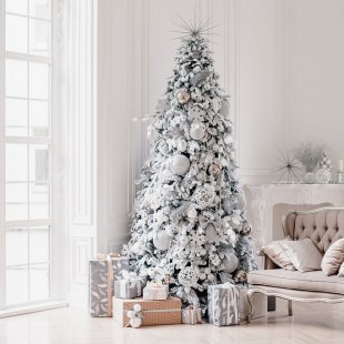 Designer Christmas tree decorated with Winter Star