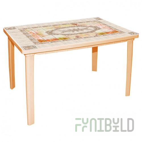 Rectangular table Meraker beige