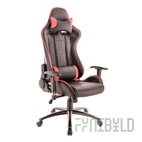 Computer chair Lotus S10 eco-leather red
