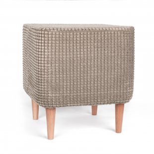 Pouf Azimuth Civic Camel beech