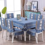 Tablecloth and chair covers with backs, admiral