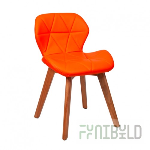 Butterfly chair orange, beech