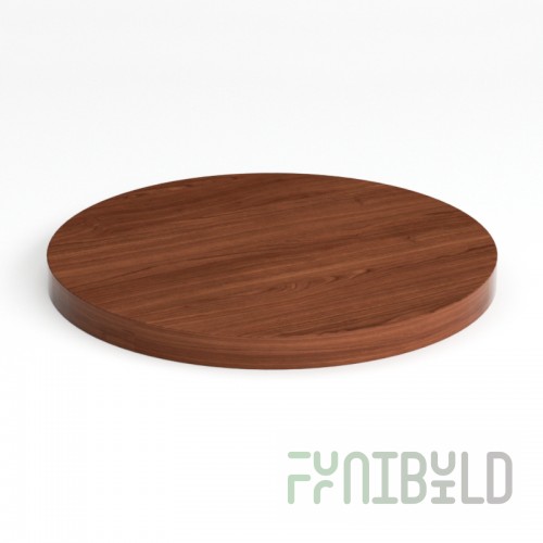 Table top veneer, 40 in, round