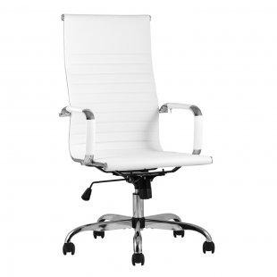 TopChairs City executive chair, white