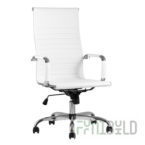 TopChairs City executive chair, white