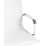 TopChairs City executive chair, white