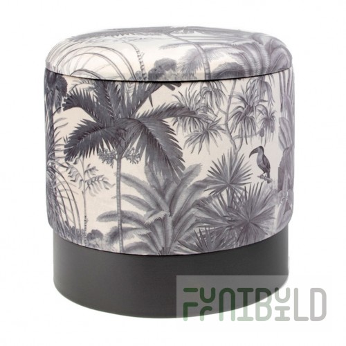 Pouf with lid Redford