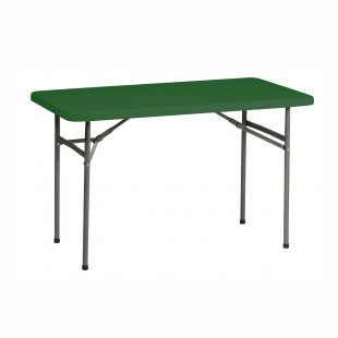Table Victoria 120 green, with folding base