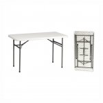Table Victoria 120 green, with folding base