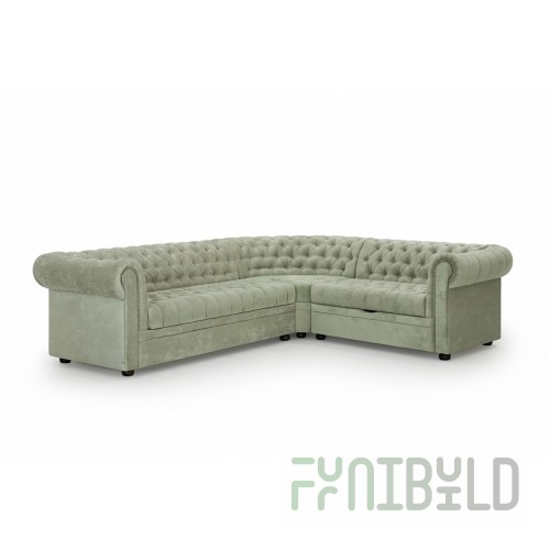 Chesterfield corner sofa