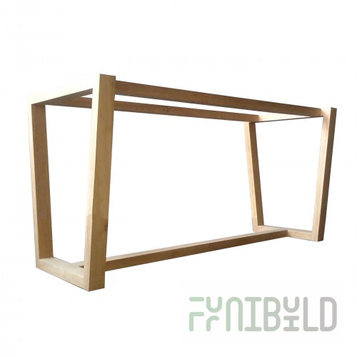Wooden table base Loft Trapezium