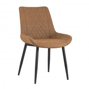Chair Nevada, eco-leather, brown