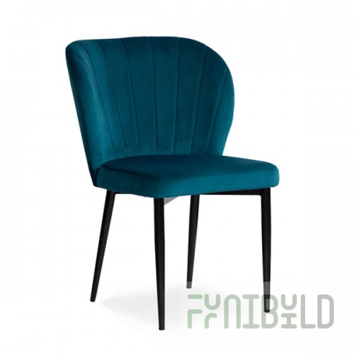 Shelly chair, turquoise
