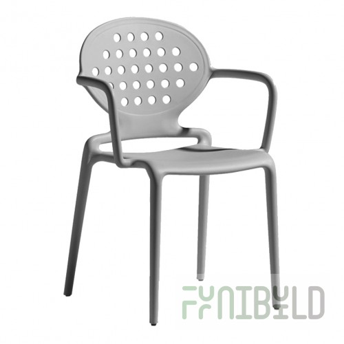 Plastic chair Colette, Tortora