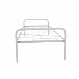 Metal bed Iskra with partition