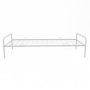 Metal bed Iskra with partition