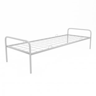 Metal bed Iskra with partition