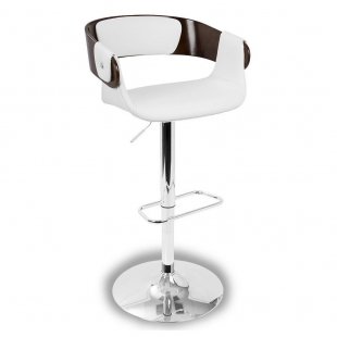 Bar stool Warabi white