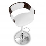 Bar stool Warabi white