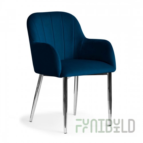 Tulip chair, blue