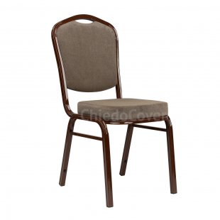 Chair Brown 25mm - brown, brown velour