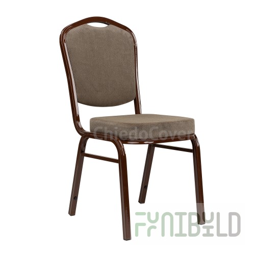 Chair Brown 25mm - brown, brown velour