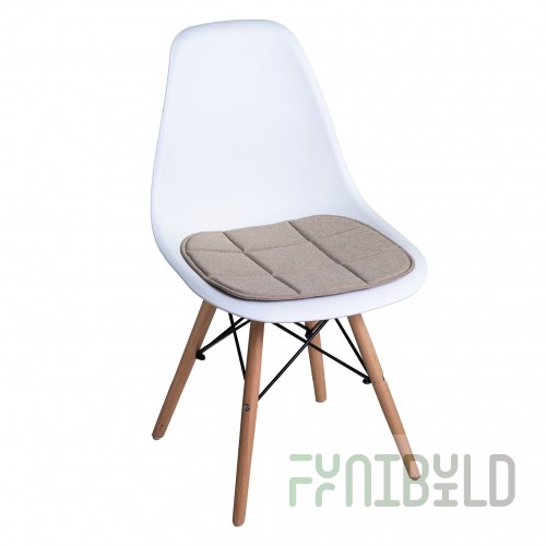 Chair cushion, biscuit beige