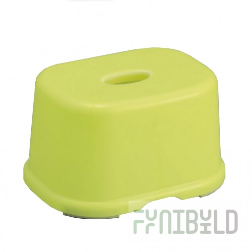 Children's plastic chair, lime, small