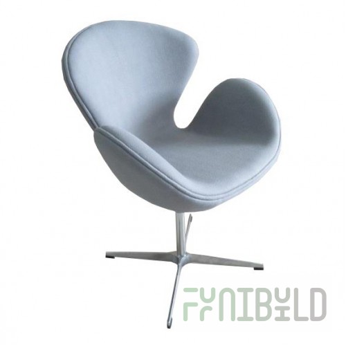 Swan Chair Light Gray Cashmere
