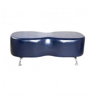 Pouf for hall Silvano, two-seater