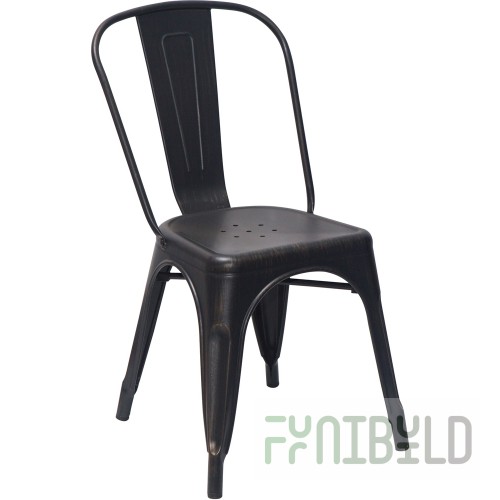 Chair Tolix Black patina gold