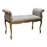 Louise bench with armrests