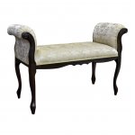 Louise bench with armrests