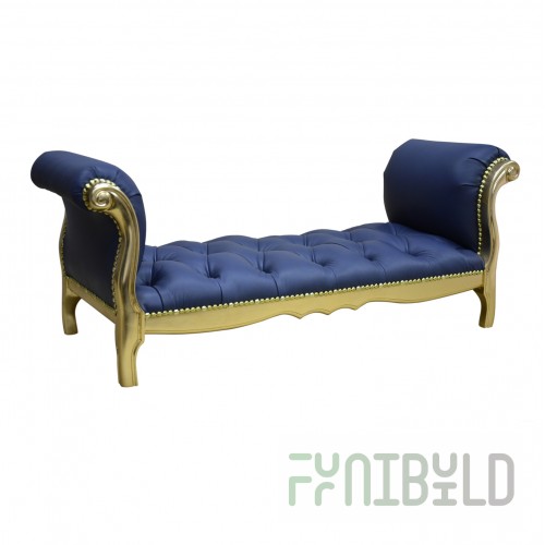 Louise bench with armrests
