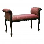 Louise bench with armrests