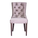 Half armchair Sharri, color platinum