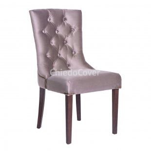 Half armchair Sharri, color platinum