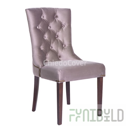 Half armchair Sharri, color platinum