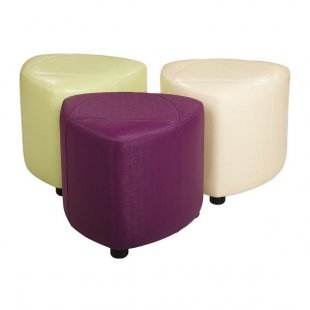 Pouf for the hall Angelica, triangular