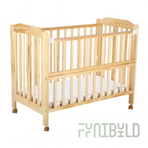 Baby cot Nami light wood