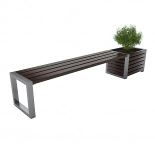 Bonjour Bench with a Flower Girl