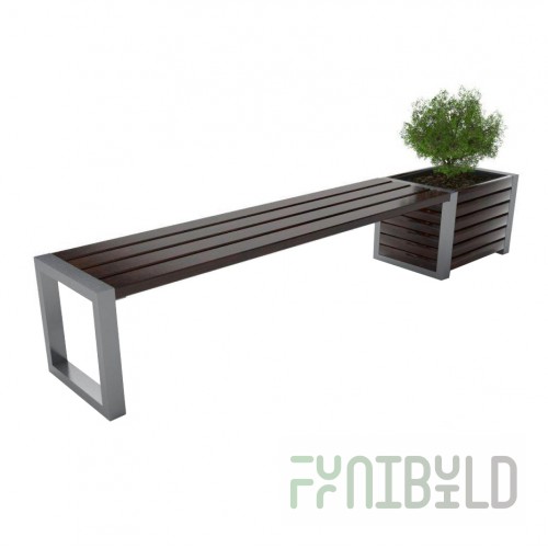 Bonjour Bench with a Flower Girl