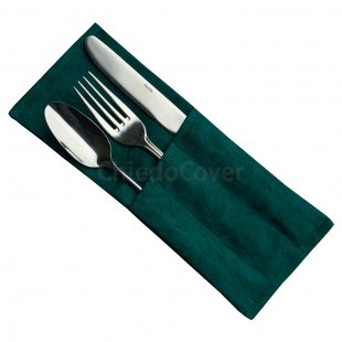 Envelope for 3 devices Zhuravinka, emerald flower