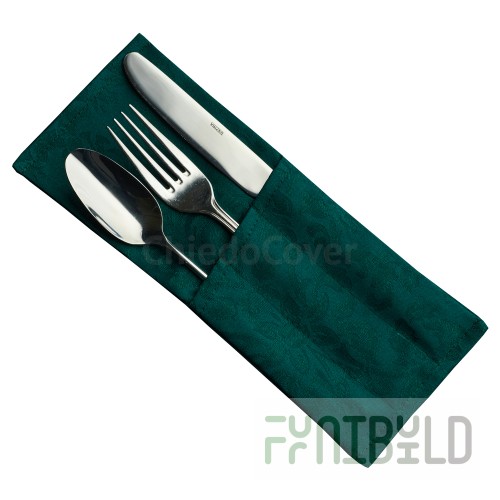 Envelope for 3 devices Zhuravinka, emerald flower
