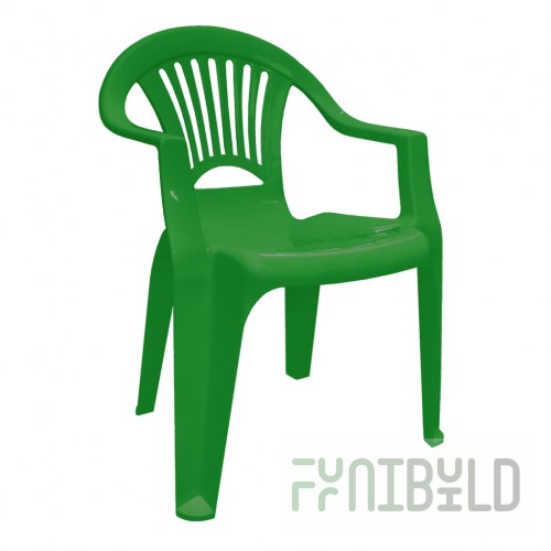 Plastic chair Luch, green
