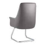 TopChairs Viking Visitor Chair, Grey