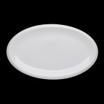 Oval dish with rim 350 in Royal White 4, 16