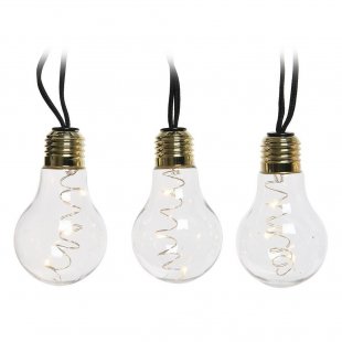 Garland Retro Bulbs 10 lamps with warm white light
